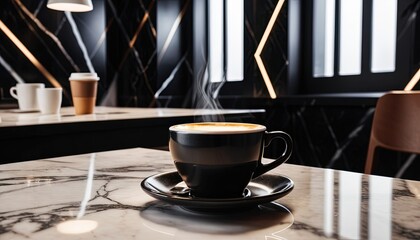 Hot Coffee Mug With Bold Aroma