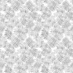 Geometric black and white leaf Pattern background 