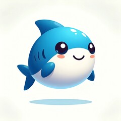 a great white shark. Great white sharks are one of the largest predatory fish in the world.