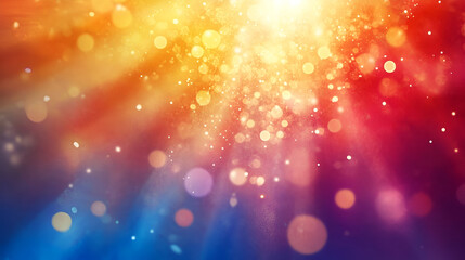 Obraz premium Magical beautiful with bright bokeh Background With Natural Bokeh And Bright Golden Lights bokeh lights on colorful background Magical background with bright bokeh with beautiful color