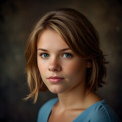 Naklejka premium portrait of a girl
