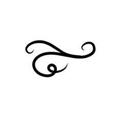 swirl decoration element