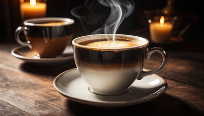 Coffee Mug With Roasted Beans