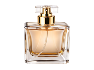 Perfume Bottle isolated on white background as transparent. PNG. AI GENERATED
