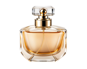 Perfume Bottle isolated on white background as transparent. PNG. AI GENERATED