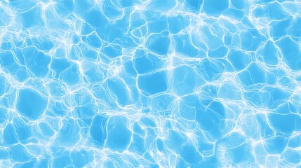 Overhead shot of seamless texture blue water in a swimming pool, ultra-realistic appearance