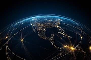 profit margins increasing through market expansion, distribution networks thriving with global commerce