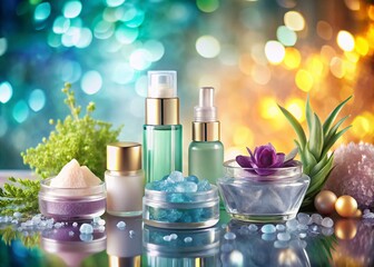 Crystal Skincare Products Panoramic Natural Light