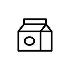 milk carton, milk box icon