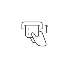 Credit card icon template vector illustration