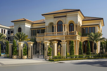 Fototapeta premium beautiful view of luxurious Villa exterior