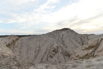 Fototapeta premium Geomorphic Scenery Desert in Xinjiang, China