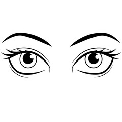 illustration of eyes