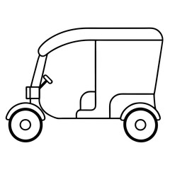 Fototapeta premium outo rickshaw