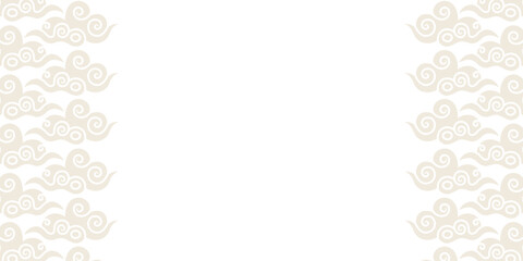 Cloud motif vector design for Chinese New Year eps2