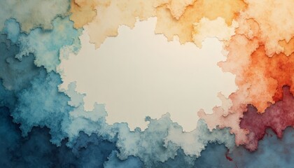 Colorful abstract ocean waves art print