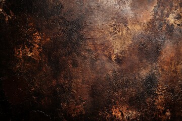 Obraz premium Abstract dark brown cement background, vintage grunge texture