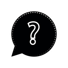 Question Mark Icon. Asking Symbol - Vector.  