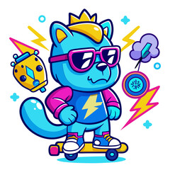 Naklejka premium kids t-shirt design vector print Ready file png