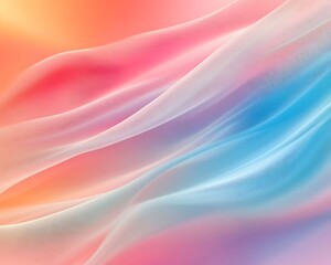 Obraz premium Red Gradient Background, Pink Gradient Background, Romantic Abstract Background, Gradient Wave Art, Digital Wave Pattern, Abstract Love Design, 