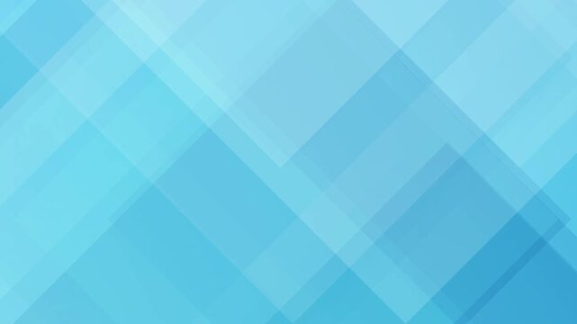 Loopable Abstract Animation with Layered Geometric Shapes and a Light Blue Gradient Background - Intersecting Patterns, Animated Structure