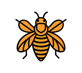 Bee icon vector art