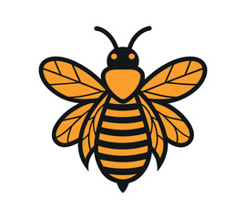 Bee icon vector art