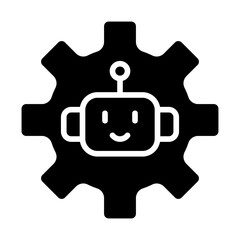 Bot Helper Solid Icon