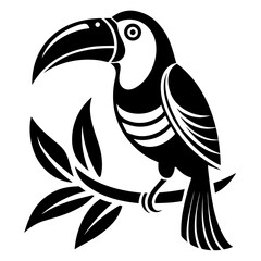 Keel-Billed Toucan Belize silhouette