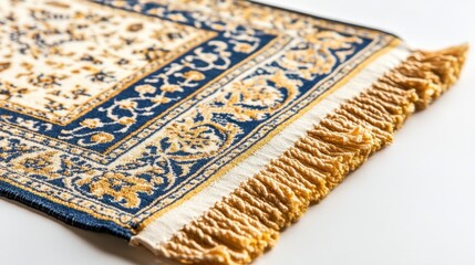 Minimalistic Rug Beside Kaaba Direction Ihram Folded