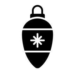 Christmas Light Solid Icon