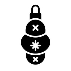 Christmas Light Solid Icon