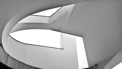 The beauty of abstract geometric architectural art
