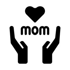 Give Love Solid Icon