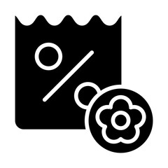 Invoice Spring Solid Icon