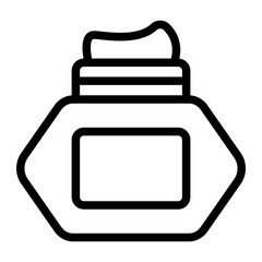 Lotion Cream Line Icon