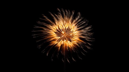 Fototapeta premium Vibrant new year's celebration background featuring bright and colorful fireworks display against a deep black sky, perfect for festive holiday designs, party invitations, and joyful seasonal projects