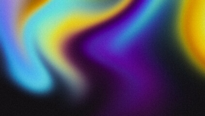 4K Beautiful color gradient background with noise. Abstract pastel holographic blurred grainy gradient banner background texture Colorful digital grain soft noise effect, aesthetic iridescent texture