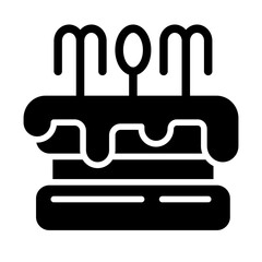 Mother Cake Solid Icon