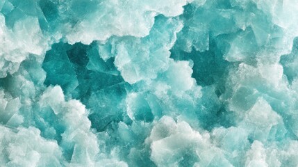 Obraz premium Aqua Blue Ice Chunks Texture Background