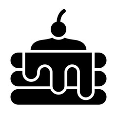 Pancake Solid Icon