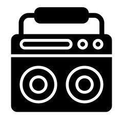 Radio Solid Icon