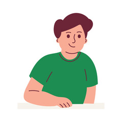 Man Peeking from Wall and Window