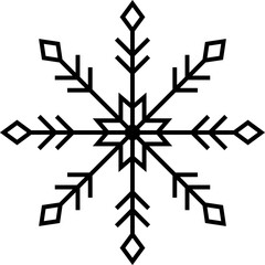 눈송이 일러스트