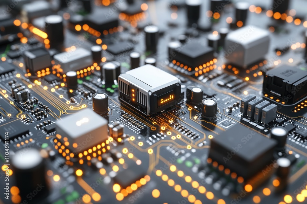 Poster Connected IoT devices with 5G real-time updates illustrated , representing advanced applications.