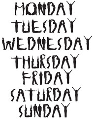 business people silhouette collection