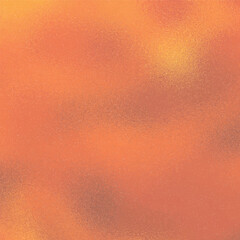 Bright orange matte surface. Plastic glass. Gradient abstract background	
