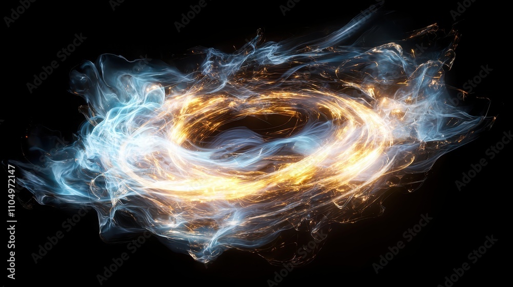 Poster exploring solar wind interaction with planetary magnetic fields translucent energy layers visualizat