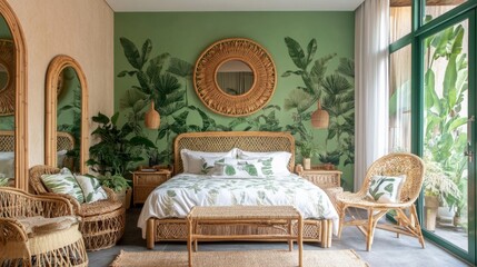 Tropical Paradise Bedroom Design