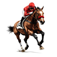 Horseman, horse racing, racing, championships, hunter jumper, equestrian sport, hunting, horse riding, White isolated background